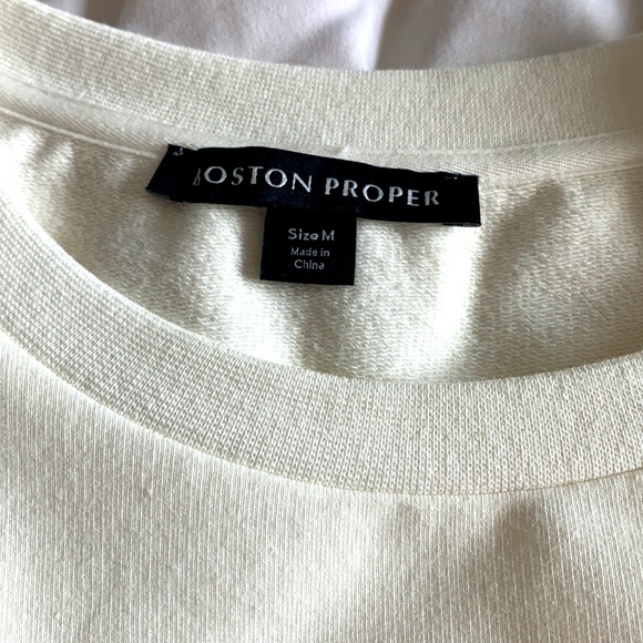 Boston Proper Puff Sleeve Sweater Top-never worn! - Picture 2 of 2